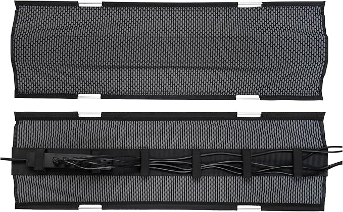 PERFECT POSTURE Mesh Cable Organizer – Under Desk Cable Management by PerfectPosture