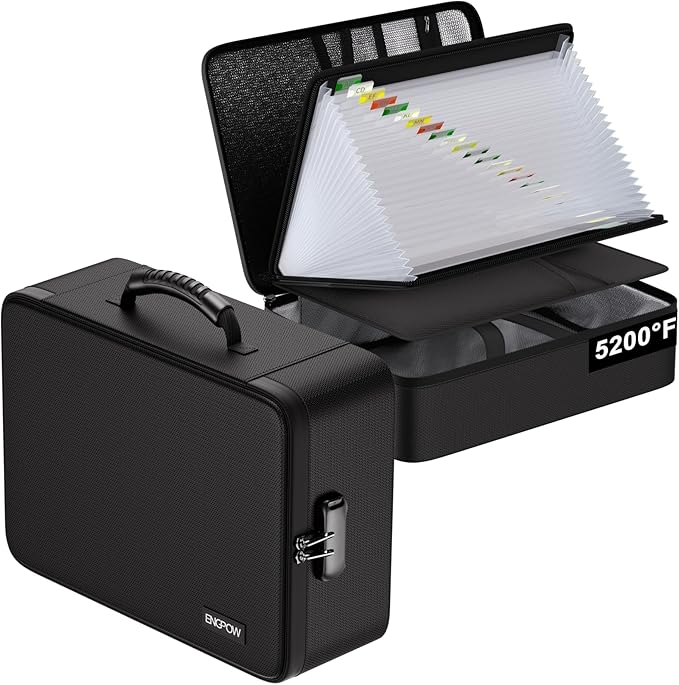ENGPOW Fireproof Document Box by ENGPOW