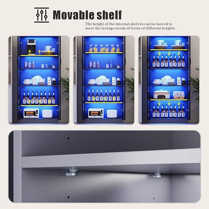 Dystler 65" Tall Display Cabinet - Image 4