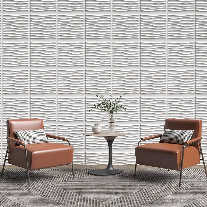 Art3d 100 Pack Decorative 3D Wall Panels, 97 Sq.Feet PVC Interior Wall Décor - Image 6