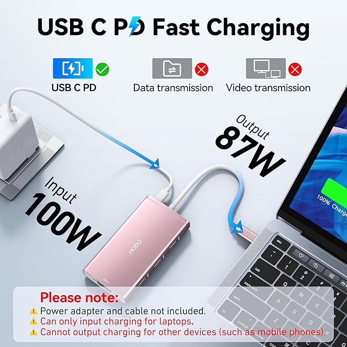 USB C Docking Station Dual Monitor Adapter - Image 7