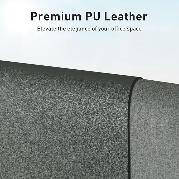 Aothia Leather Desk Pad Protector, Large Mouse Pad, Office Desk Mat, Non-Slip - Image 2