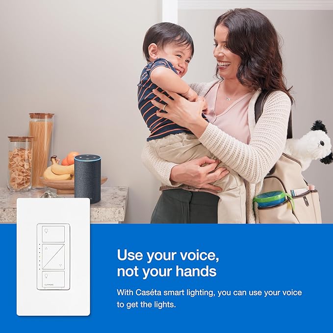 Lutron Caseta 3 Way Smart Dimmer Light Switch Kit, Includes Pico Remote - Image 6