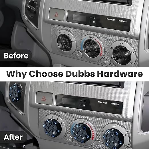 4 Pack - 2nd Gen Tacoma Accessories AC Knob Upgrade - 2005, 2015 Tacoma Climate - Image 6