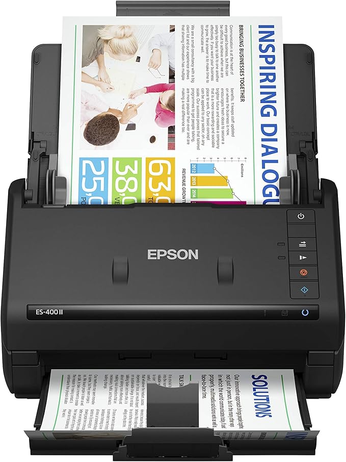 Epson Workforce ES-400 II Color Duplex Desktop Document Scanner by Epson