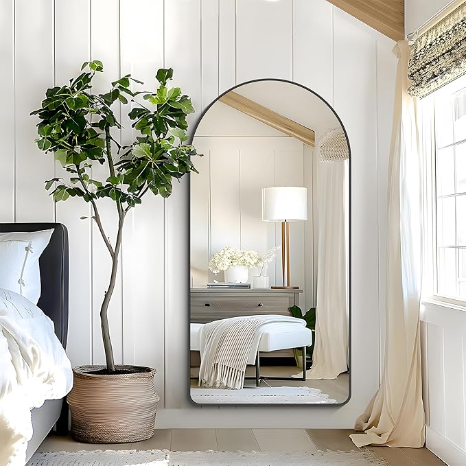 Arched Bathroom Mirror, Wall Mounted Mirror, Living Room, Vertically Hanging - Image 2