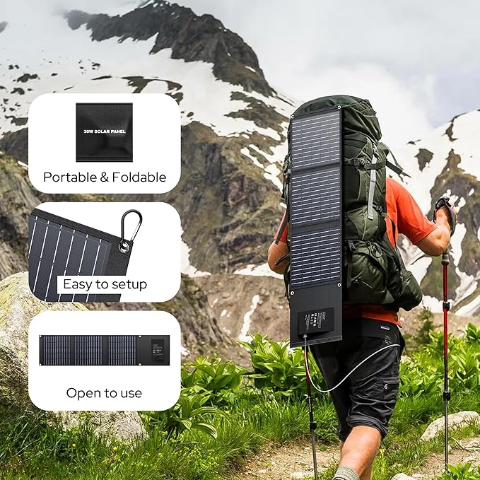 30W Solar Charger, Solar Panel USB - Image 6
