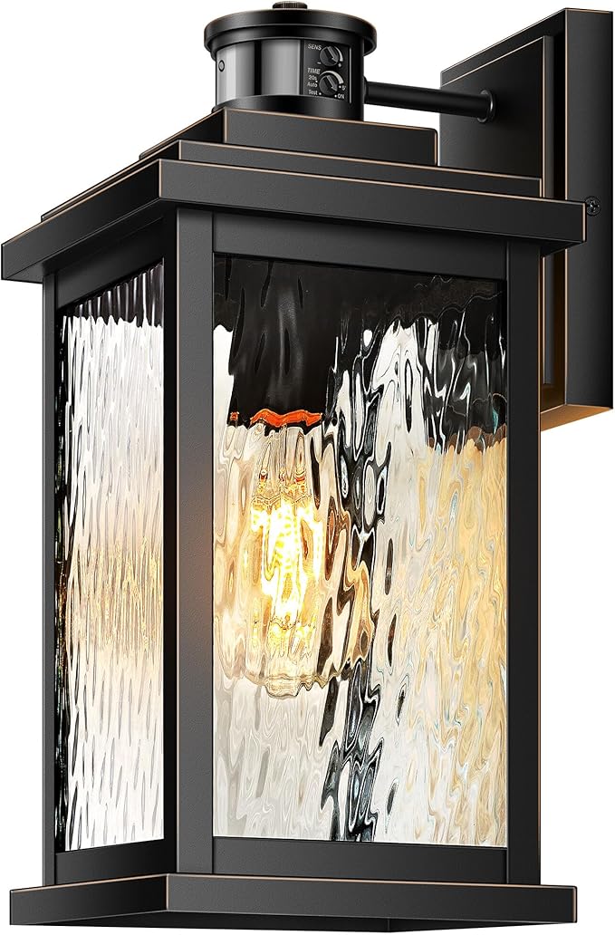 VIANIS Large Motion Sensor Outdoor Lights, Dusk to Dawn Outdoor Lighting by VIANISLIGHTING