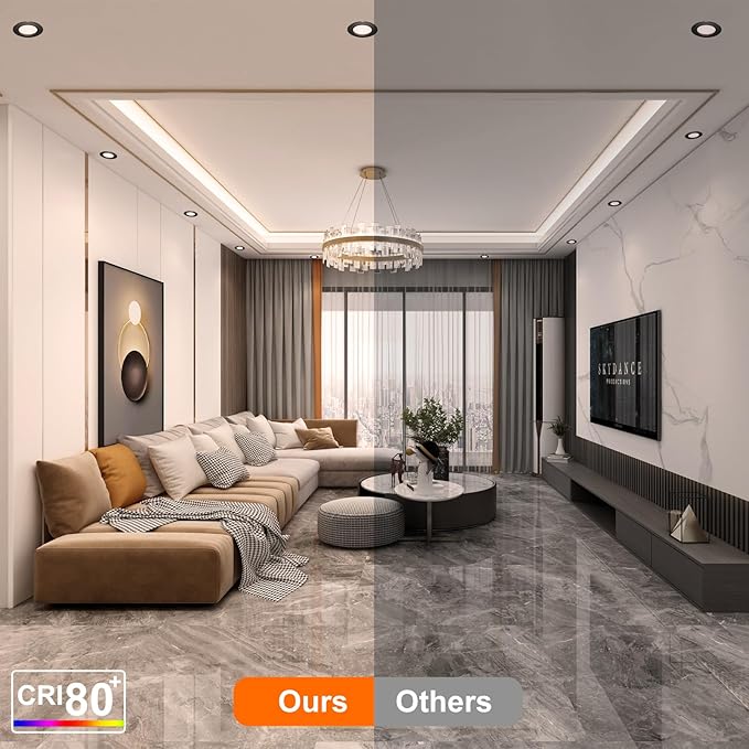 inShareplus 2 Inch LED Recessed Lighting, 3000K Warm White, Recessed Light - Image 5