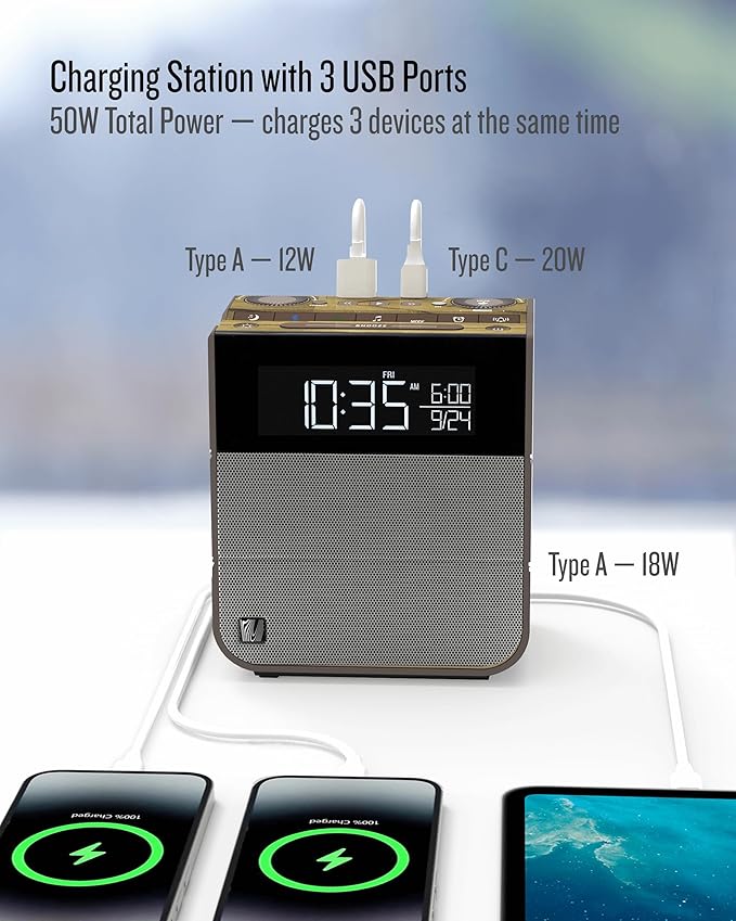 Soundfreaq Sound Rise II, SFQ-16: Bedside Alarm Clock Radio & Bluetooth Speaker - Image 4