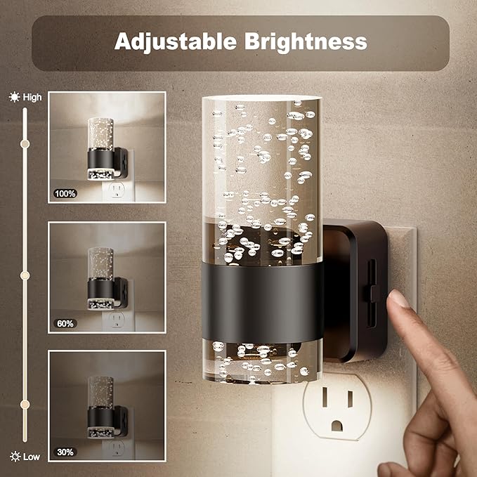 JandCase Night Light, Night Lights Plug into Wall, LED Nightlight - Image 2