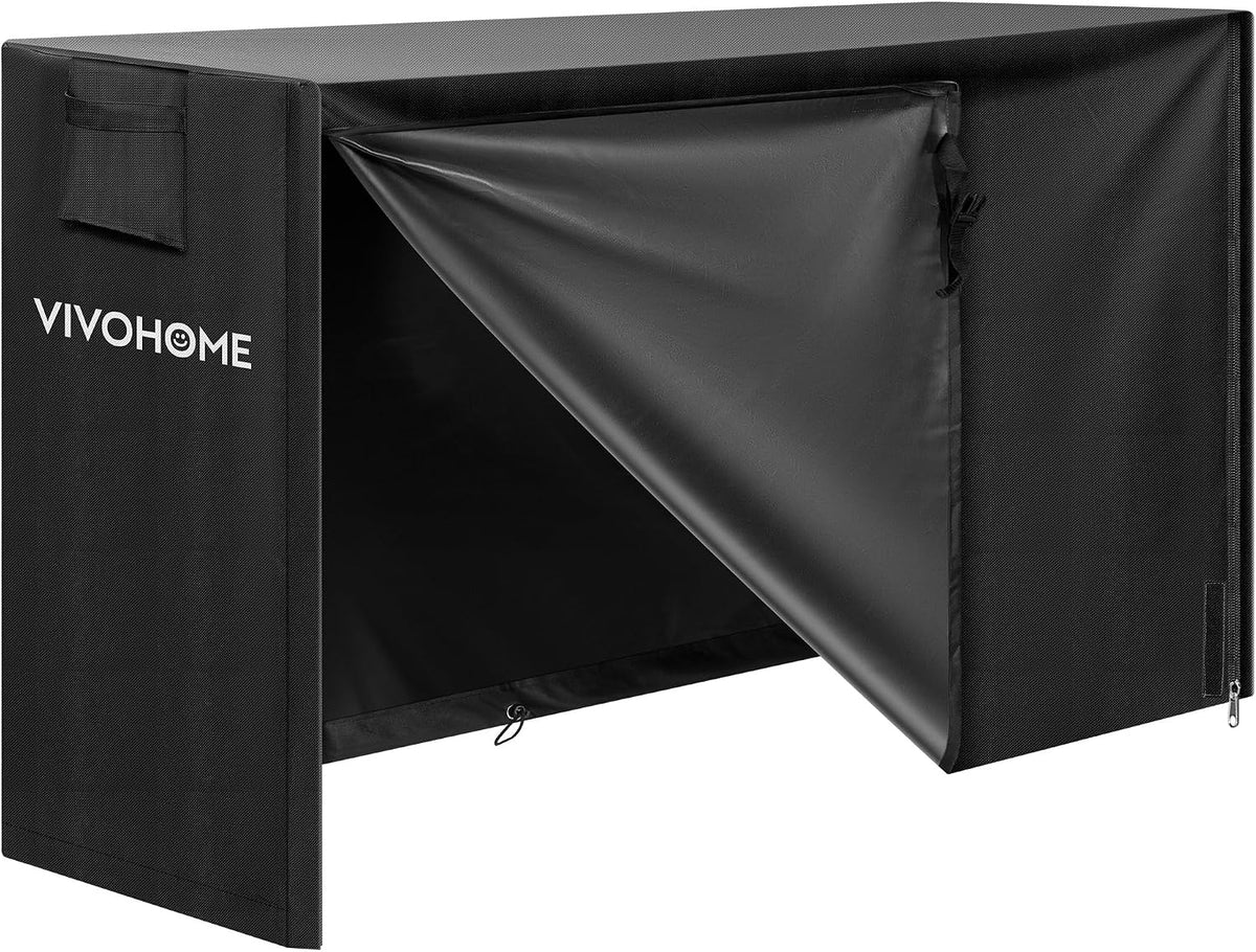 vivohome 6ft waterproof outdoor firewood log rack cover, main product view