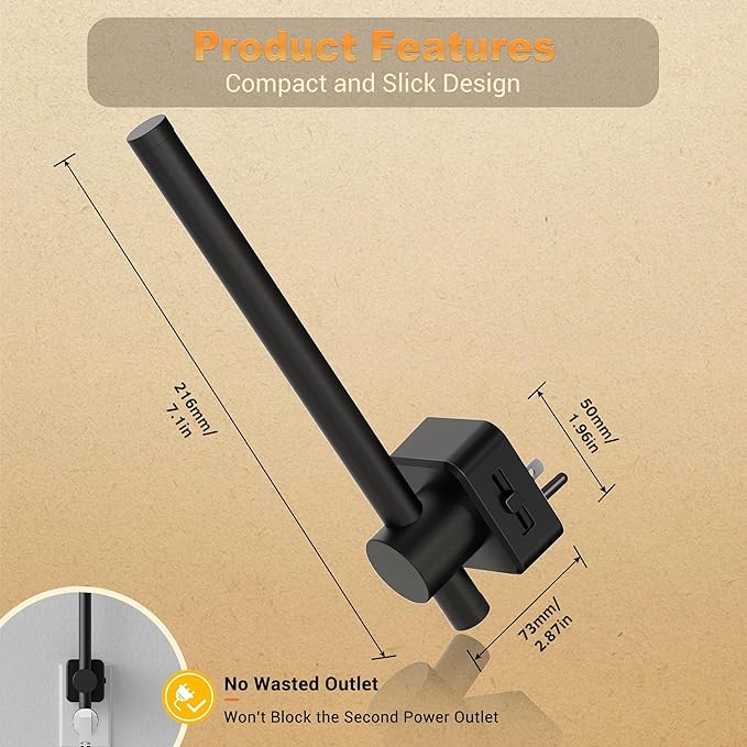 JandCase Night Lights Plug into Wall, 0-200LM Dimmable LED Nightlights - Image 4