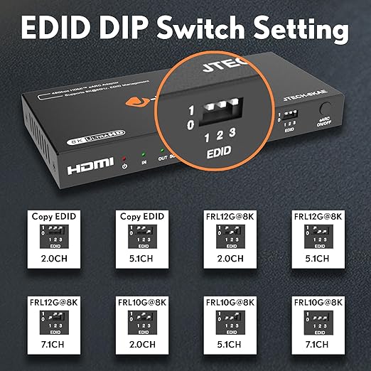 J-Tech Digital 8K HDMI Audio Extractor - Image 7