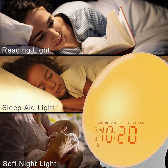 Wake Up Light Sunrise Alarm Clock - Image 7