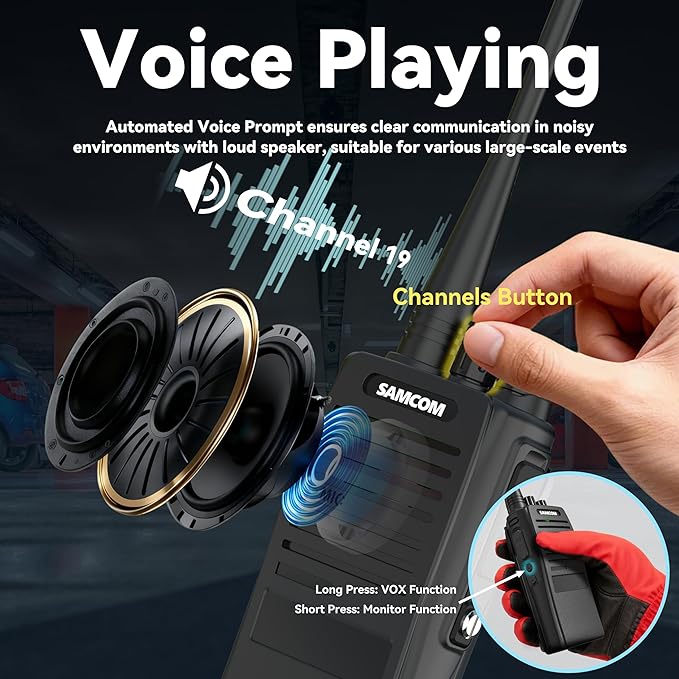 SAMCOM FPCN20A Walkie Talkies - Image 5