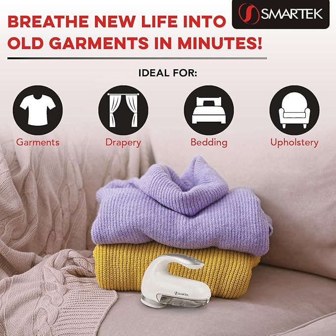 Smartek Fabric Shaver Fuzz Remover, Electric Lint Remover - Image 6
