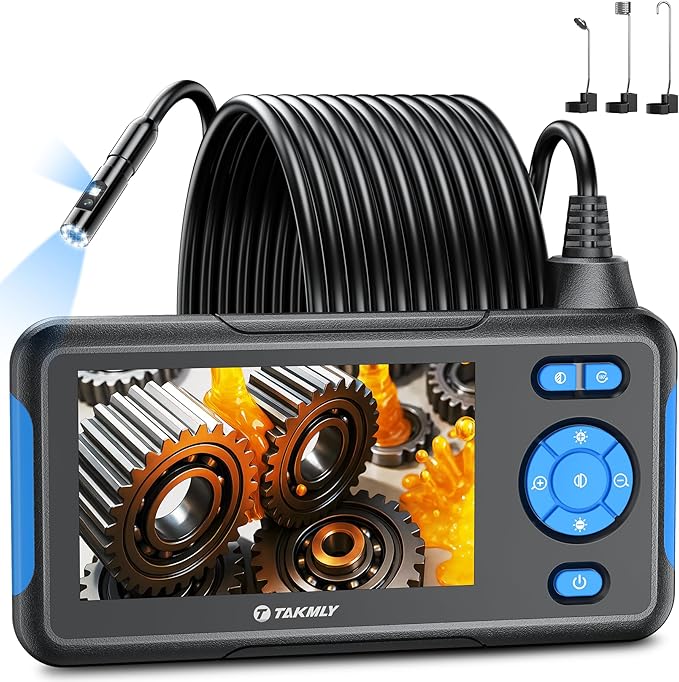T TAKMLY Endoscope Camera with Light, Dual Lens 1080P Industrial Borescope with by StartfromTTAKMLY