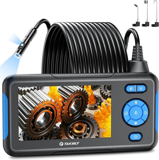 T TAKMLY Endoscope Camera with Light, Dual Lens 1080P Industrial Borescope with by StartfromTTAKMLY