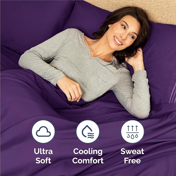 King Size 4 Piece Sheet Set - Image 4