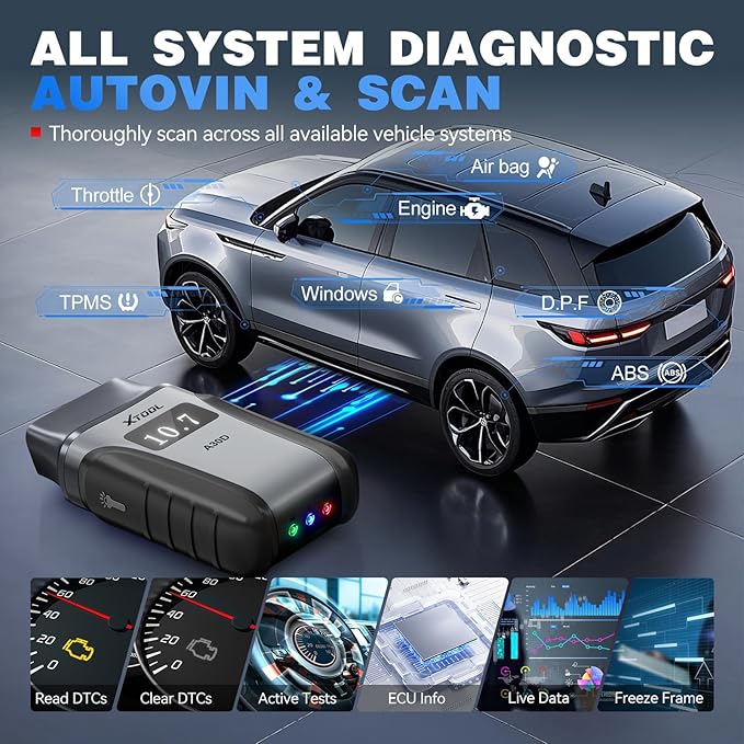 XTOOL Anyscan A30D OBD2 Scanner Diagnostic Tool Wireless, Bidirectional Scan - Image 4