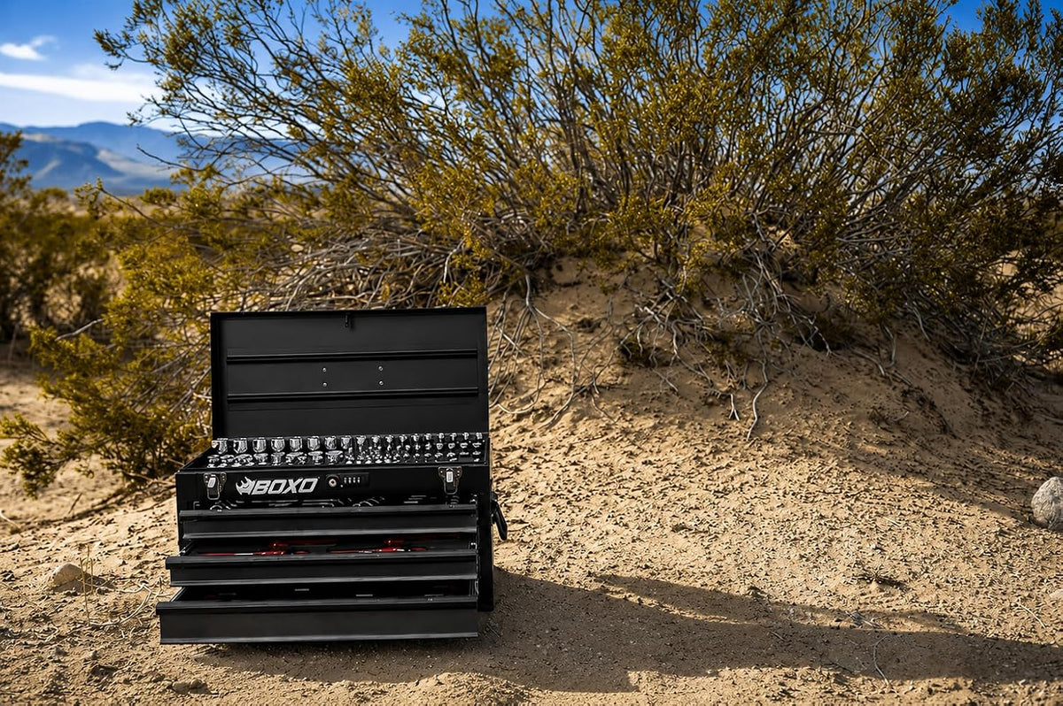 boxo usa 3-drawer hand carry toolbox – heavy, view 9