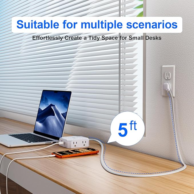 Surge Protector Power Strip, 8 Outlets - Image 6