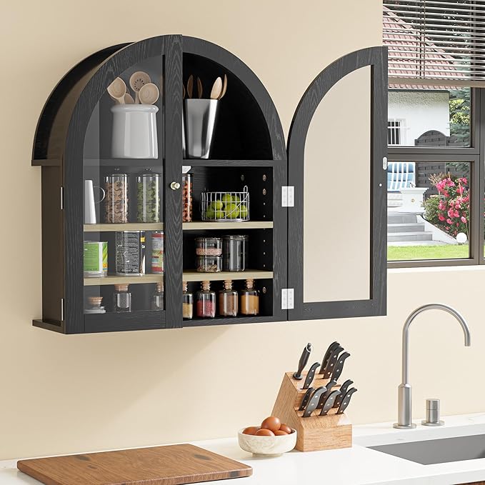 HOACT Arch Bathroom Wall Cabinet - Image 6