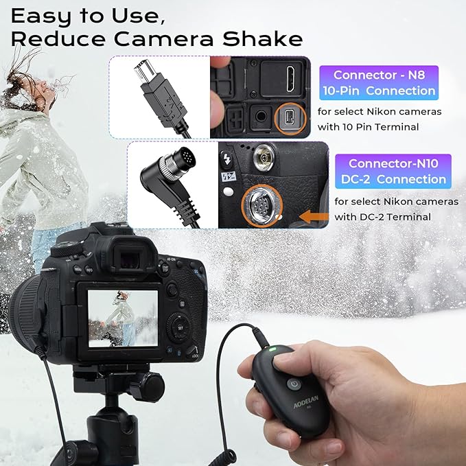 Upgraded USB-C Rechargeable Wireless Camera Remote Control Shutter Release – - Image 7