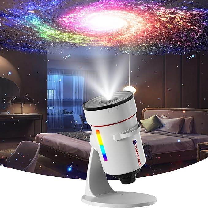 Star Projector, Galaxy Projector Upgraded Clear Lens, 10 Realistic Planetarium by aiyyottoMAll