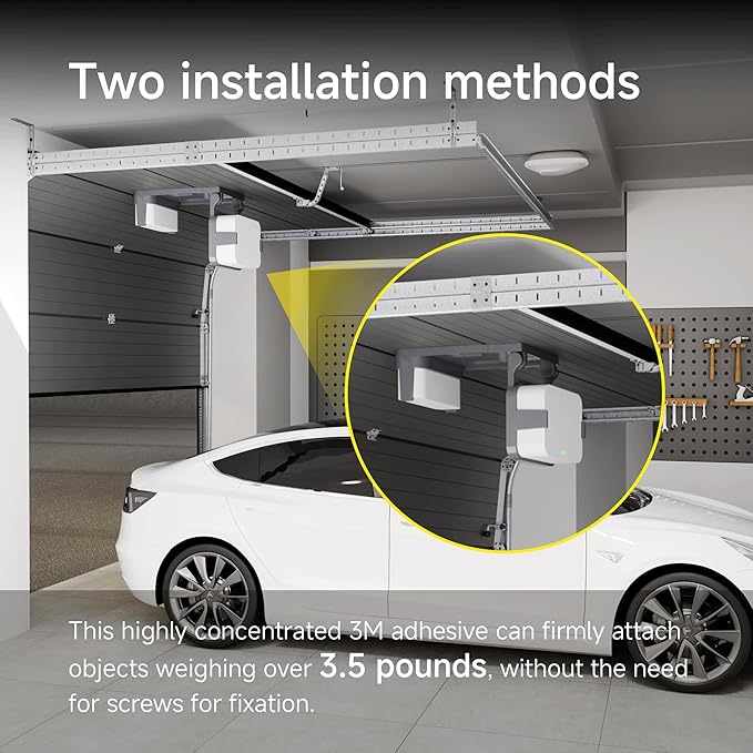 Garage Door Bracket for SimpliSafe Alarm Contact Sensor | Secure Mount - Image 2