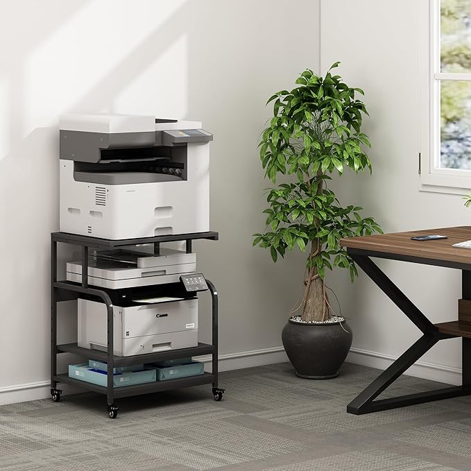 Fannova Printer Stand, 23.6 x18.9 x 30 Inches Large Printer Table - Image 6
