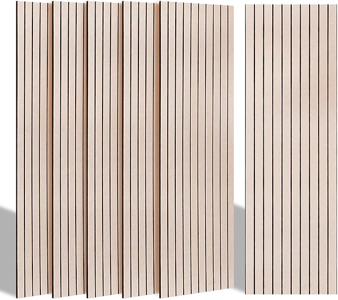 BUBOS 10 Pack Large Acoustic Panels, Decorative Self-Adhesive Acoustical Wall by BUBOS