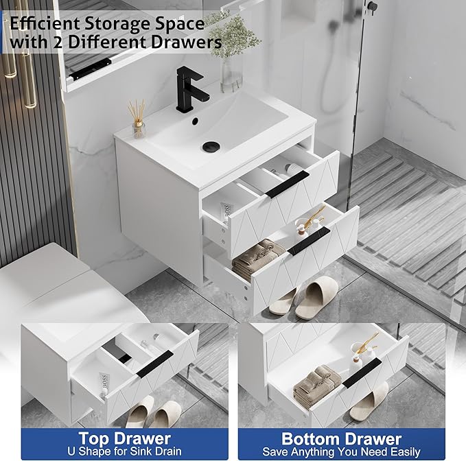 eclife 24" Bathroom Vanities Cabinet - Image 3