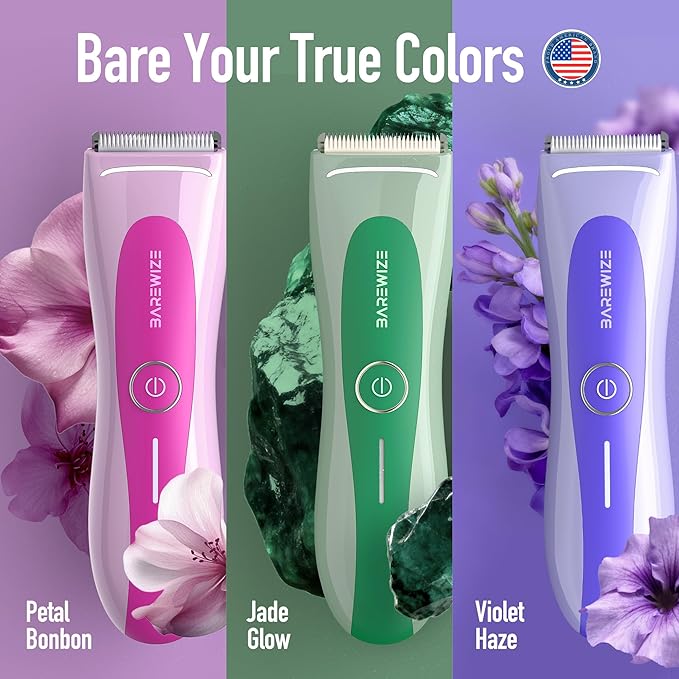 BAREWIZE Bikini Trimmer for Women, Electric Shaver for Women | LED Light - Image 2