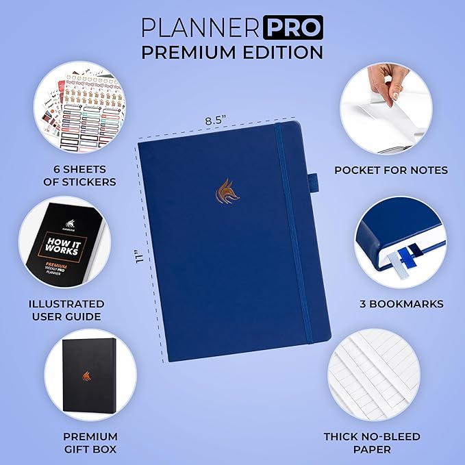 Clever Fox Planner Pro Premium – Luxurious Weekly & Monthly Planner - Image 2