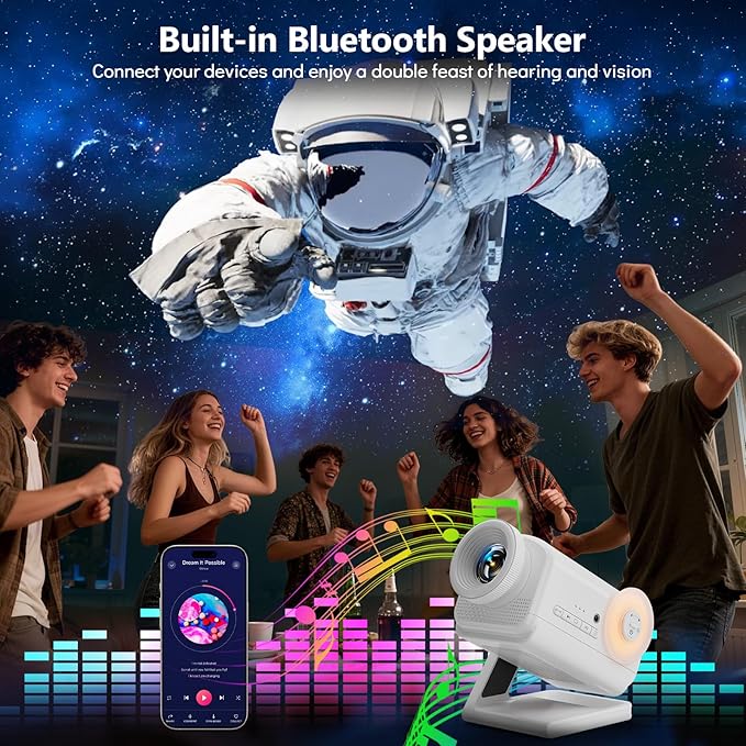 Rossetta 3D Projector, 60 Themes HD 3D Galaxy Projector - Image 3