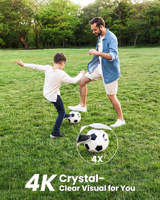 CAMSTRO 4K Security Cameras Wireless Outdoor No Subscription, 360° PTZ Home - Image 3