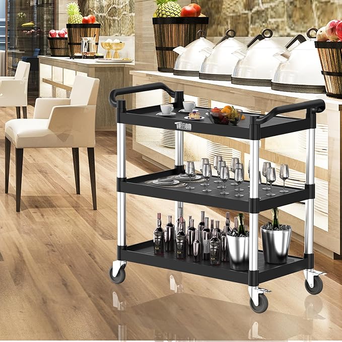 TUFFIOM Plastic Service Utility Cart - Image 8