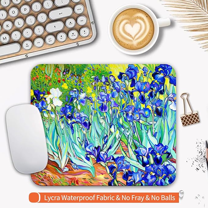 Armanza Square Mouse Pad Lrises, Personalized Premium-Textured Custom Mouse Mat - Image 3