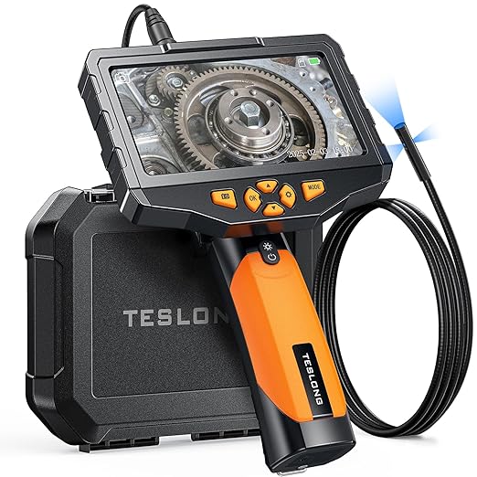 Triple Lens Borescope Inspection Camera, Teslong Professional Endoscope by Teslong