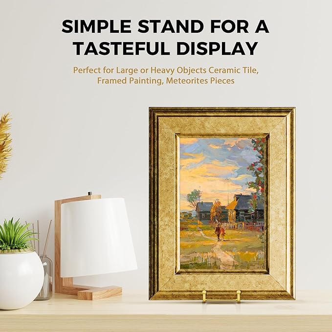 TR-LIFE 14 Inch Gold Metal Plate Stand - Image 5