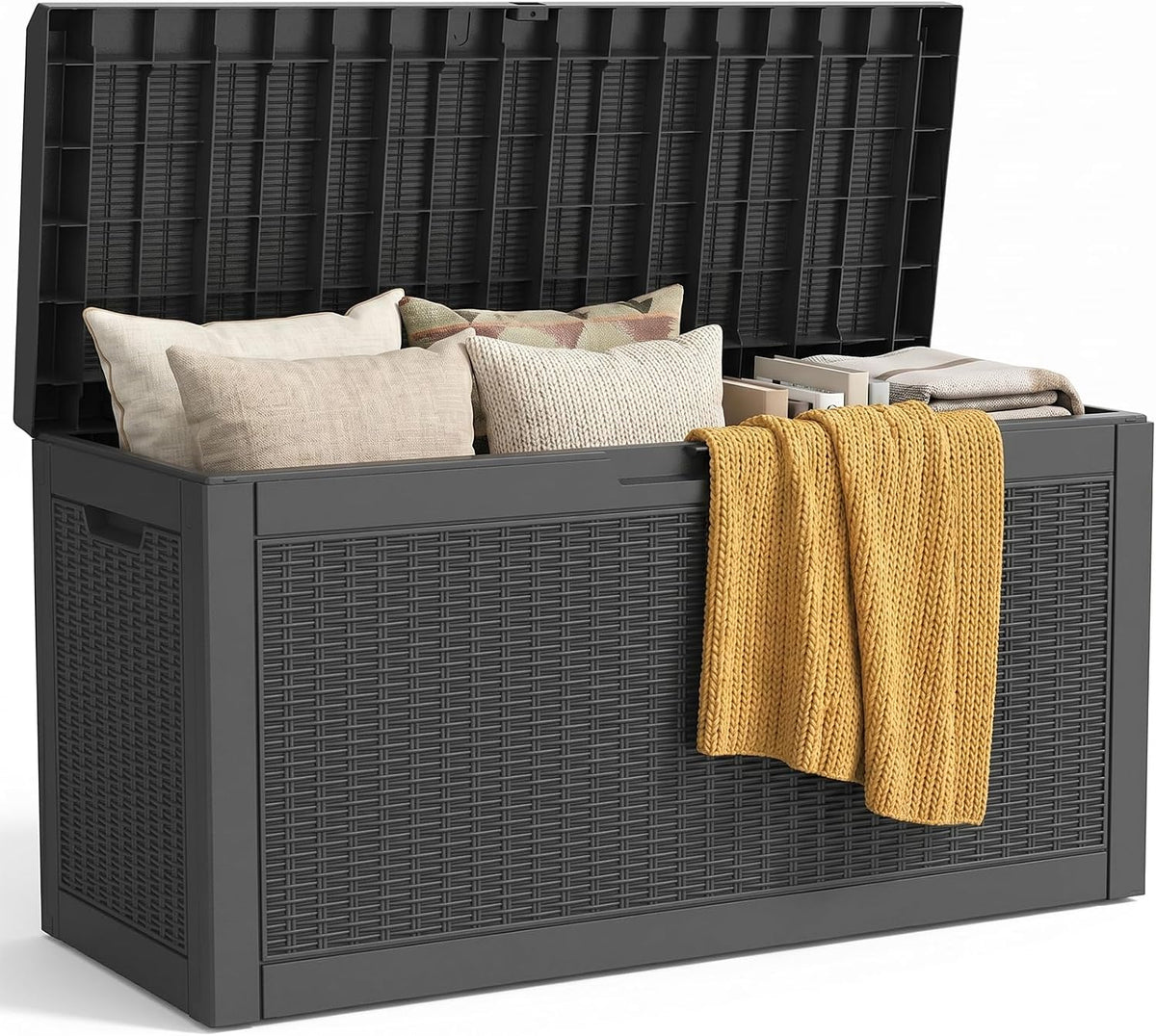 outdoor deck storage box,66 gallon deck box,lockable patio, main product view
