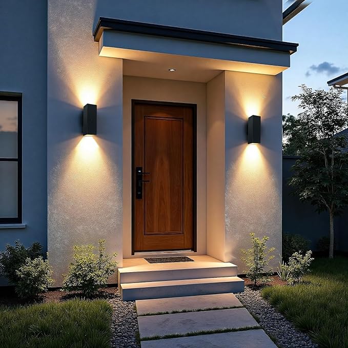 WISELUME Motion Sensor Outdoor Wall Lights, Dusk to Dawn Porch & Patio Sconce - Image 9