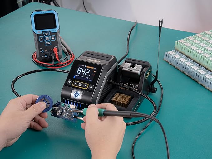 FNIRSI DWS-200 200W 210 Precision Digital Soldering Station Kit - Image 2