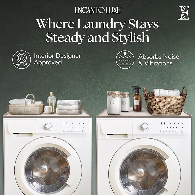 1 PC Washer and Dryer Top Cover Protectors 25" x 25", Laundry Machine Dust - Image 3