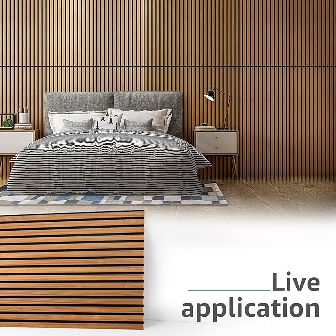 Art3d 2-Pack Acoustic Wood Slat Wall Panels - Image 2