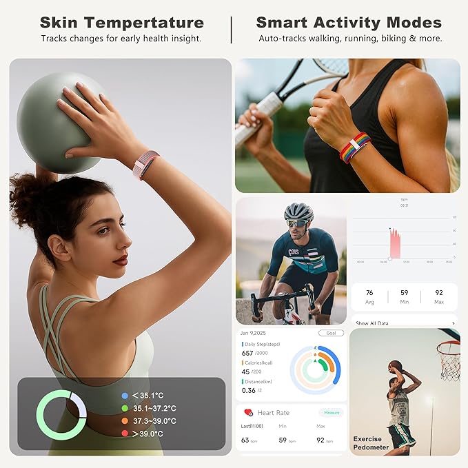 SEEKZERO Sleep Tracker, Activity & Fitness Trackers | Health Smart Bracelet - Image 4