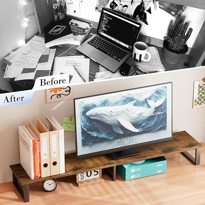 aboxoo 59" Large TV Riser Stand - Image 5