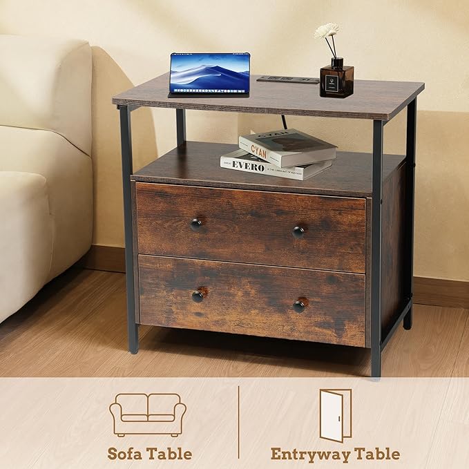 Edbuosy 27 inch Wide Night Stand - Image 8